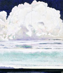 伊藤独　日本画 無料壁紙】伊藤 若冲「梅花群鶴図 (1761-1765)」 / Ito